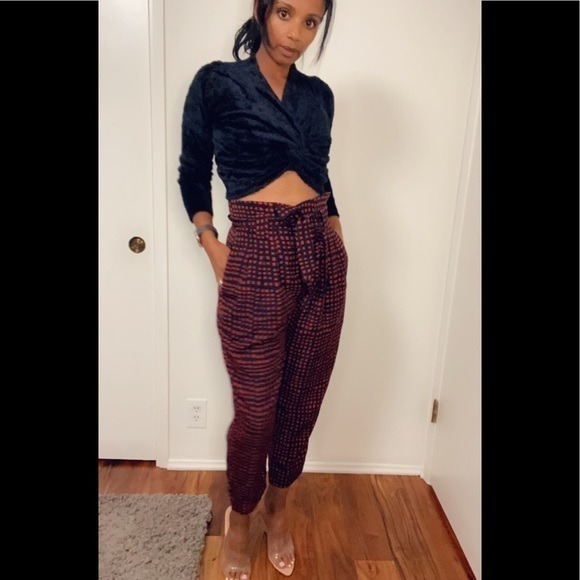 Arc & Co High-Waisted Paperbag Pant size small - Picture 7 of 15